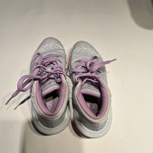 Under Armour Kids Lavender and Gray Sneakers